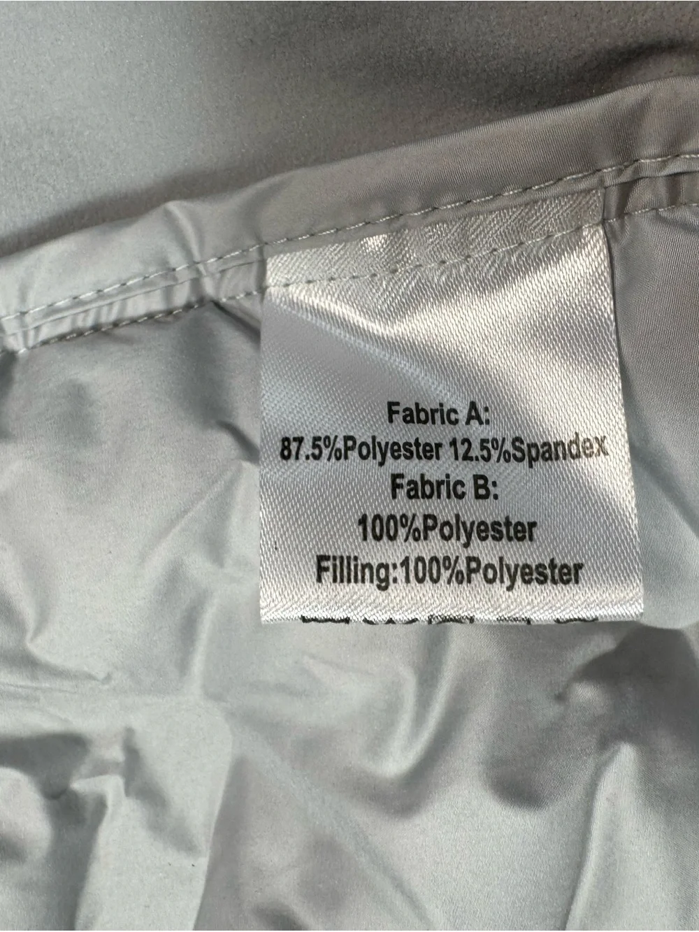 NWT New MAELREG Boys Windproof Puffer Jacket In Light Grey Size 8